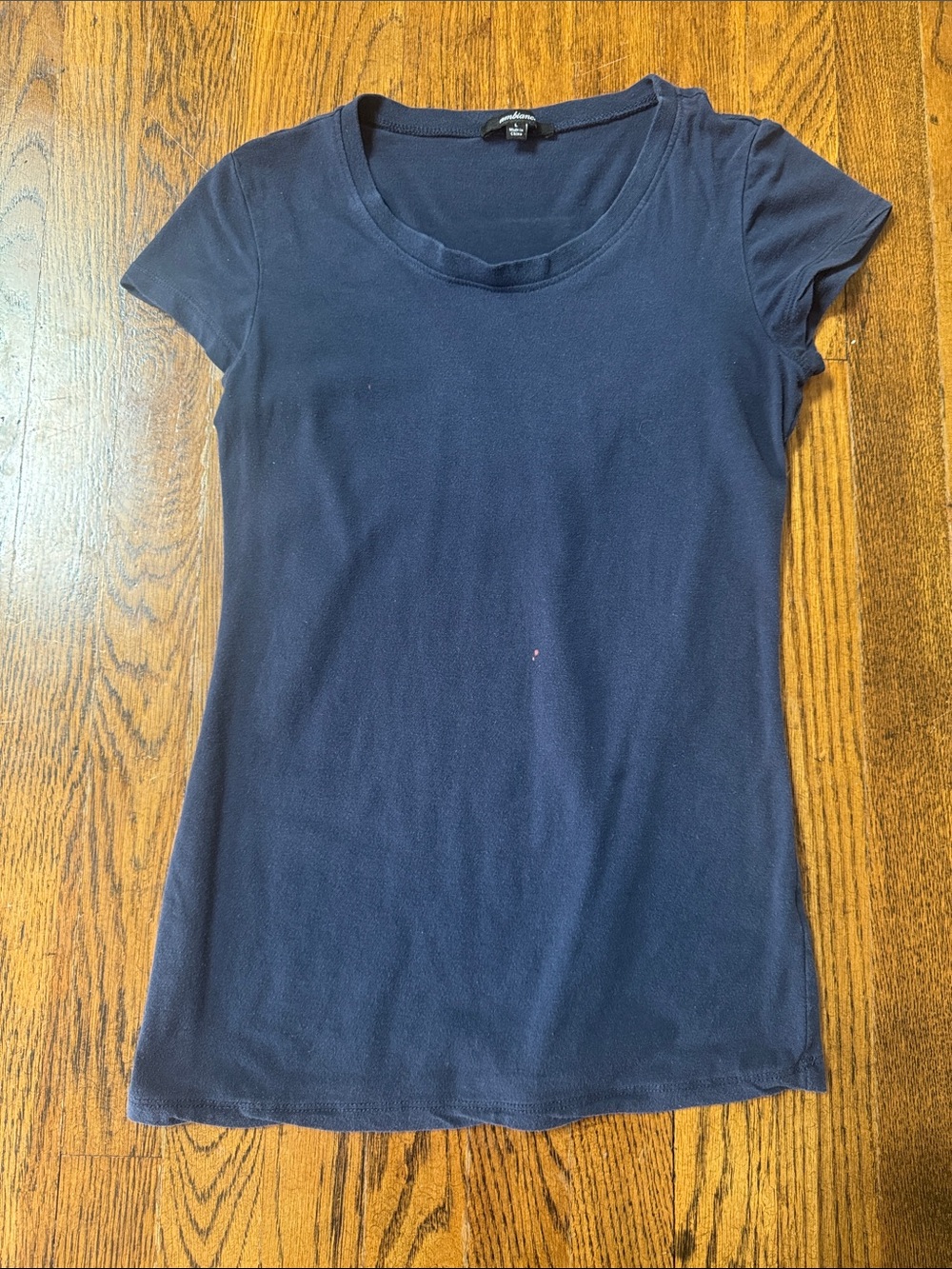 Classic Navy Short Sleeve Crew Neck Tee